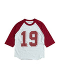 DISTRESSED "19" BEiSBOL JERSEY