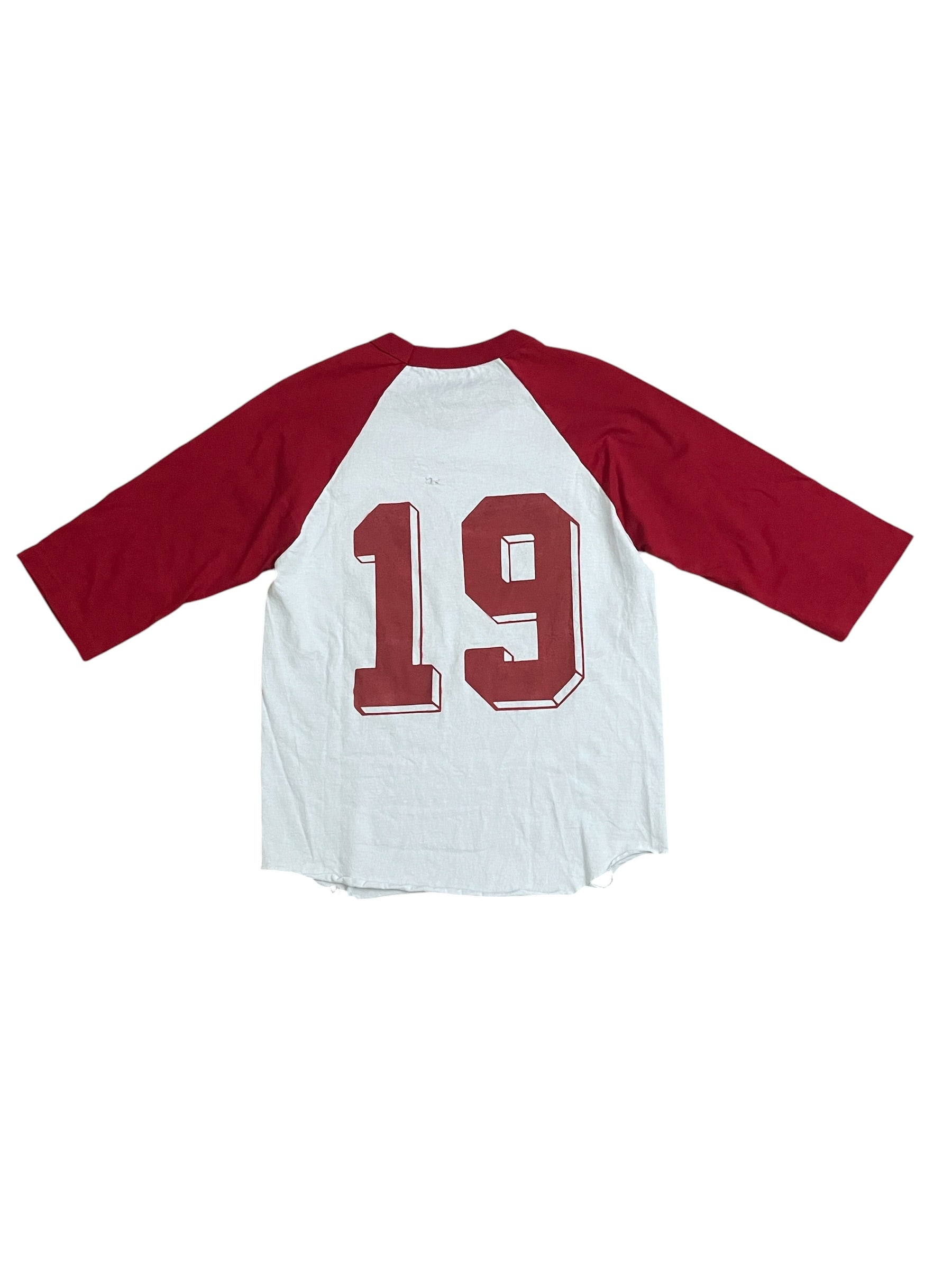 DISTRESSED "19" BEiSBOL JERSEY