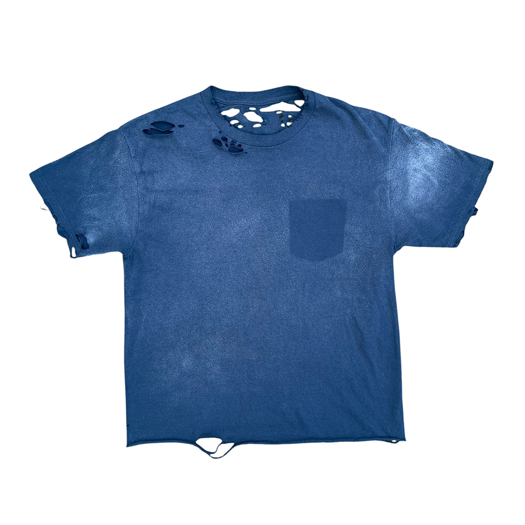 DISTRESSED GHOST POCKET TSHIRT